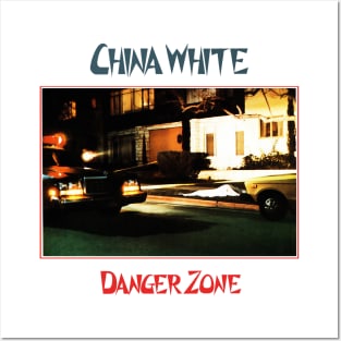 China White Danger Zone Posters and Art